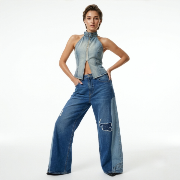 Upside-Down Shashiko Denim