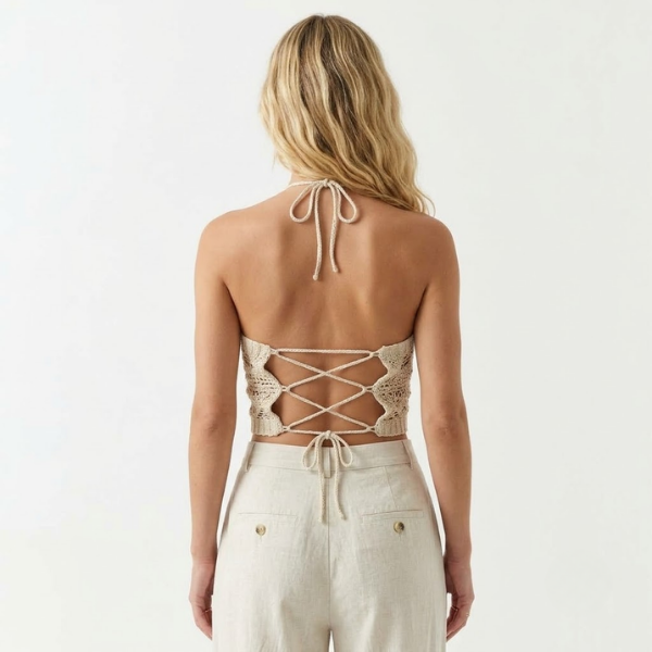 Crochet Halterneck Crop