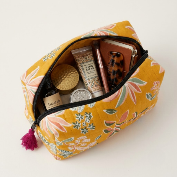 Floral Travel Pouch
