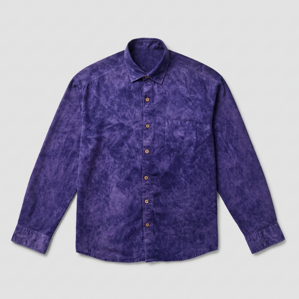 Acid Wash Button-Down