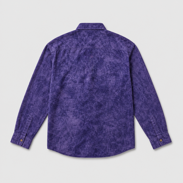 Acid Wash Button-Down