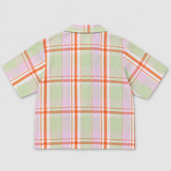 Cropped Camp Collar Shirt