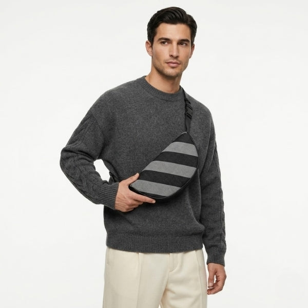 Denim Fanny Pack Black