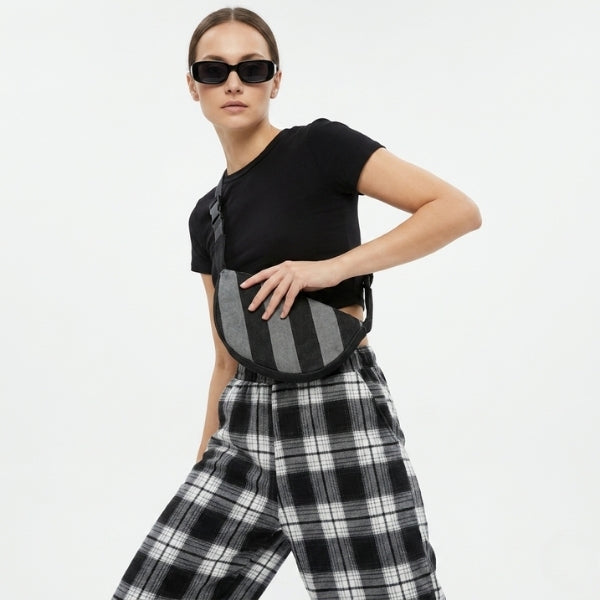 Denim Fanny Pack Black