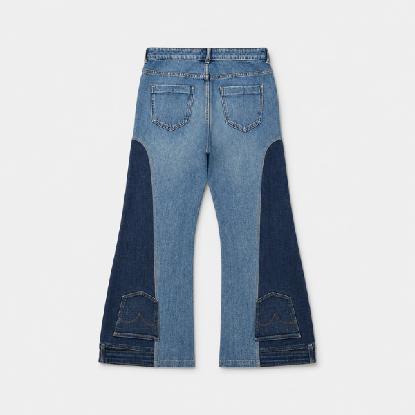 Upside Down Denim Pants