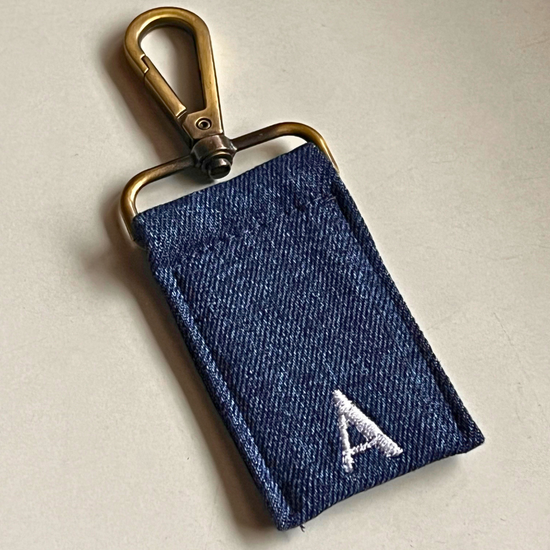 Denim Keychain