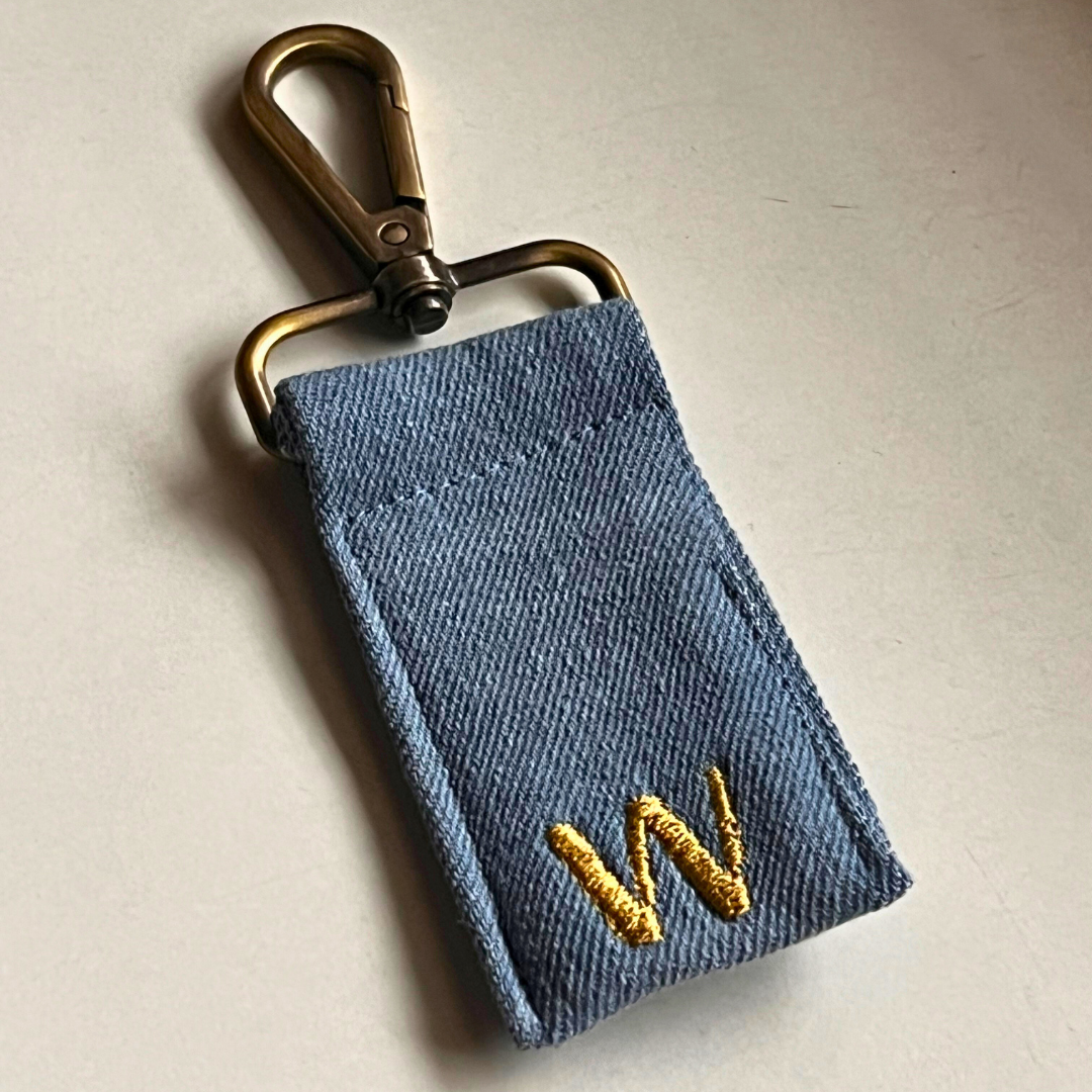 Denim Keychain