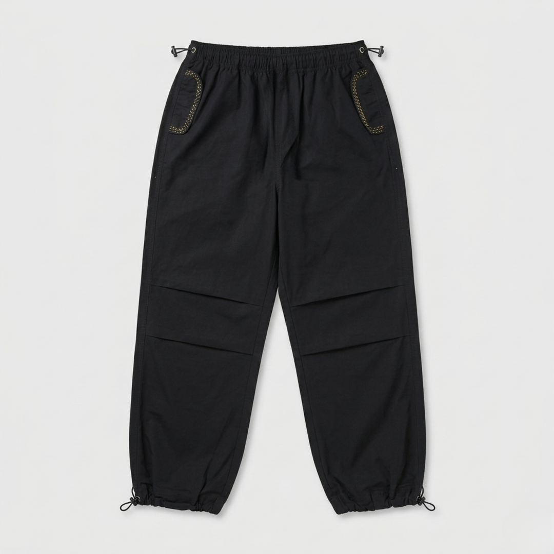Black Cargo Trousers