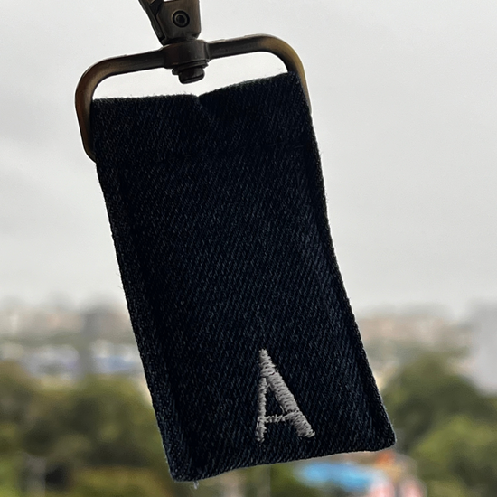 Denim Keychain