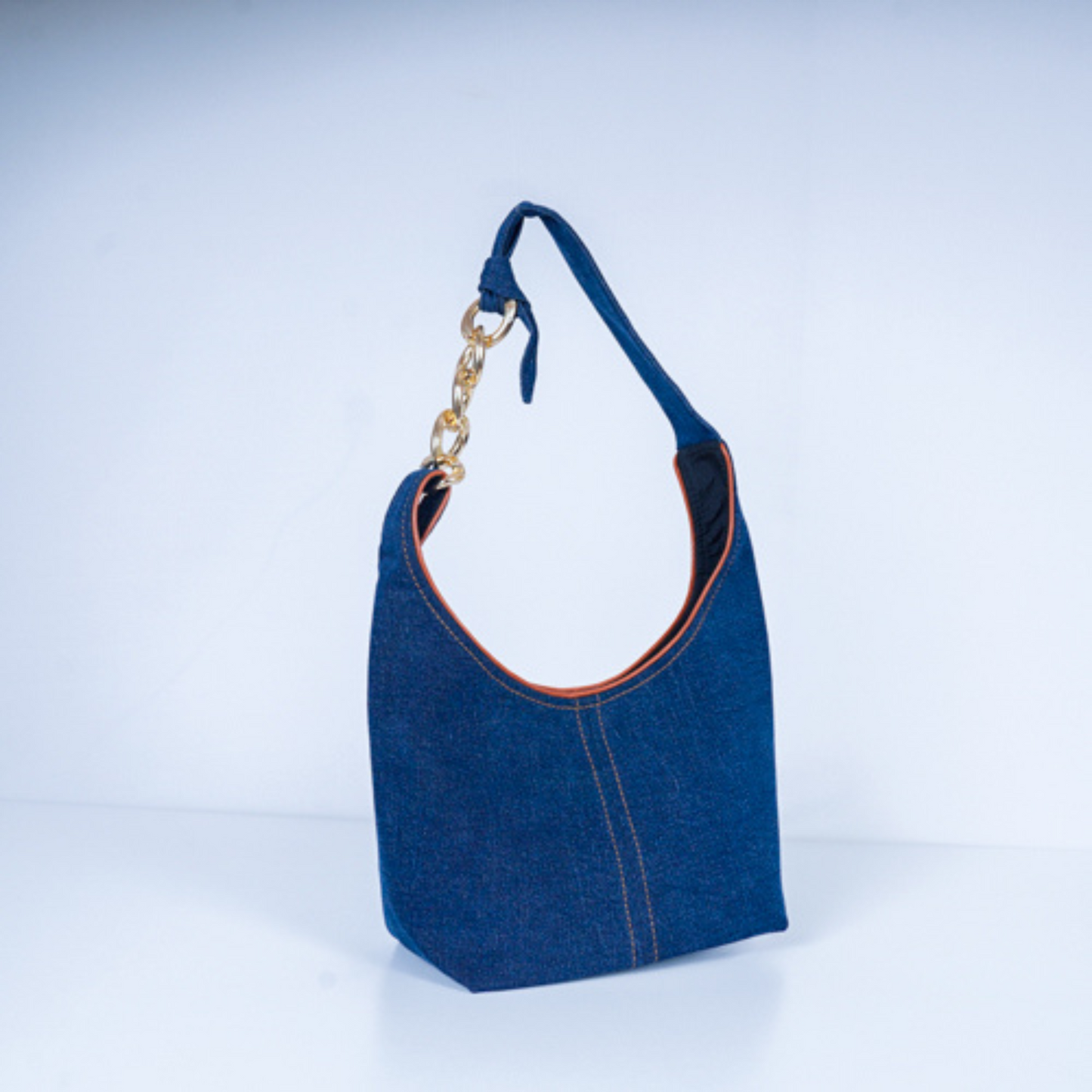 Gold link bag