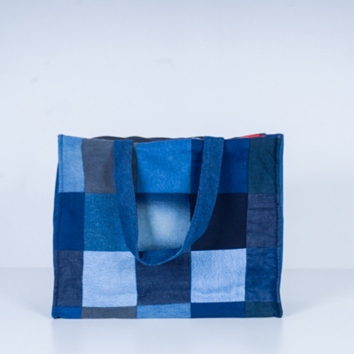 Patchwork Denim Tote