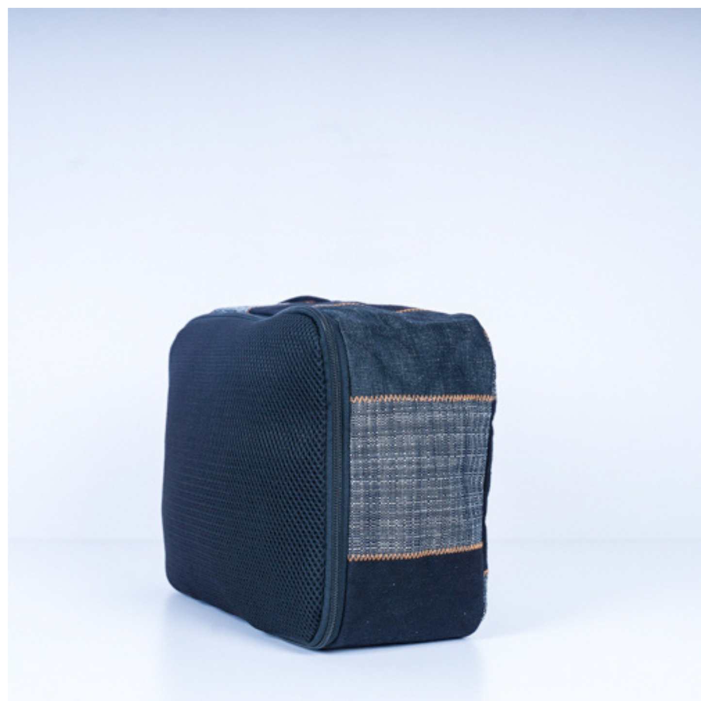 Patchwork Denim Travel Cube