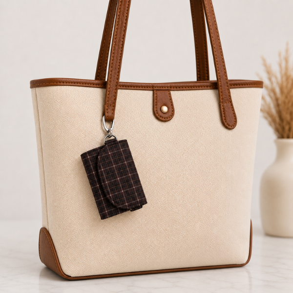 Roll Up Shopper Beige