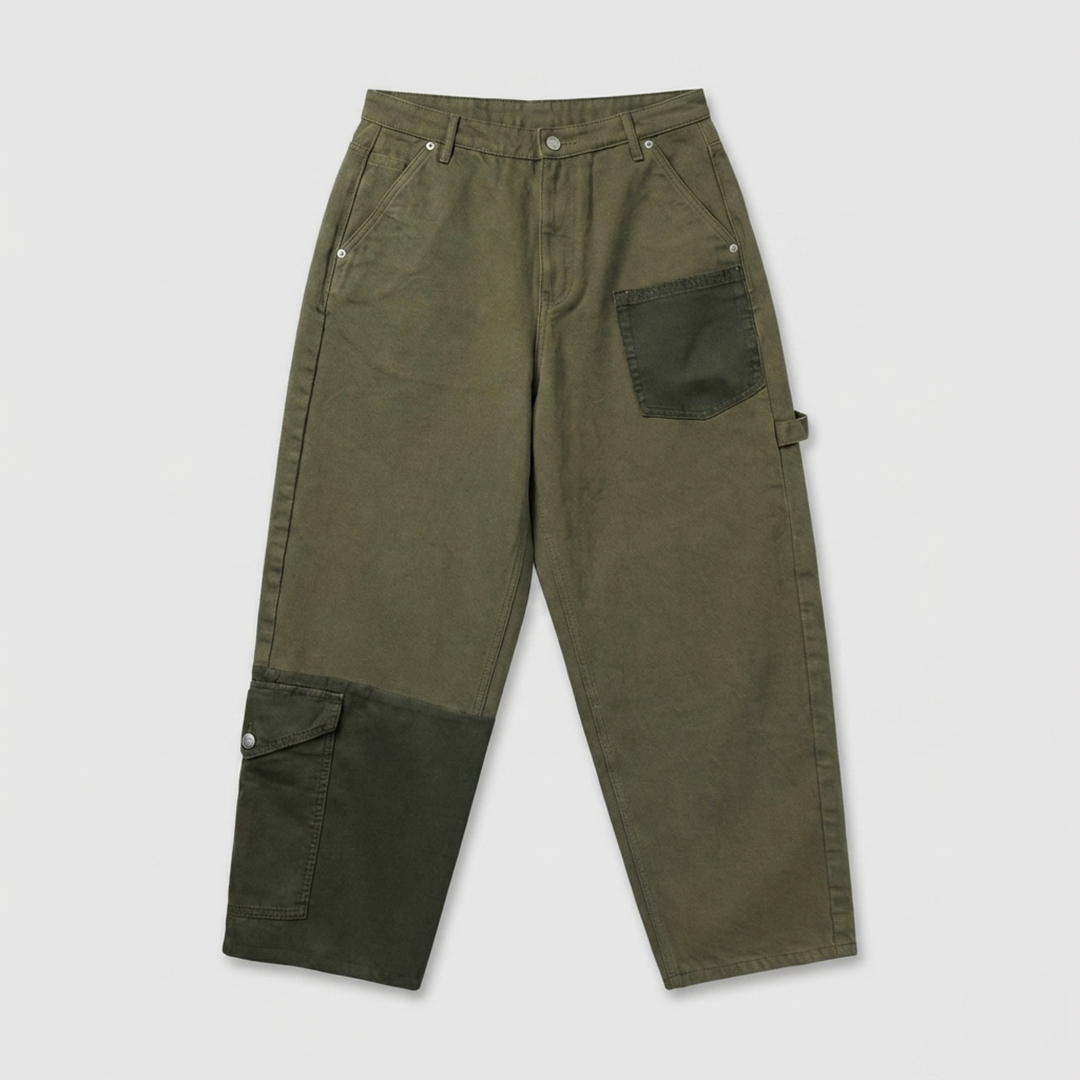 Wide Leg Carpenter Pants