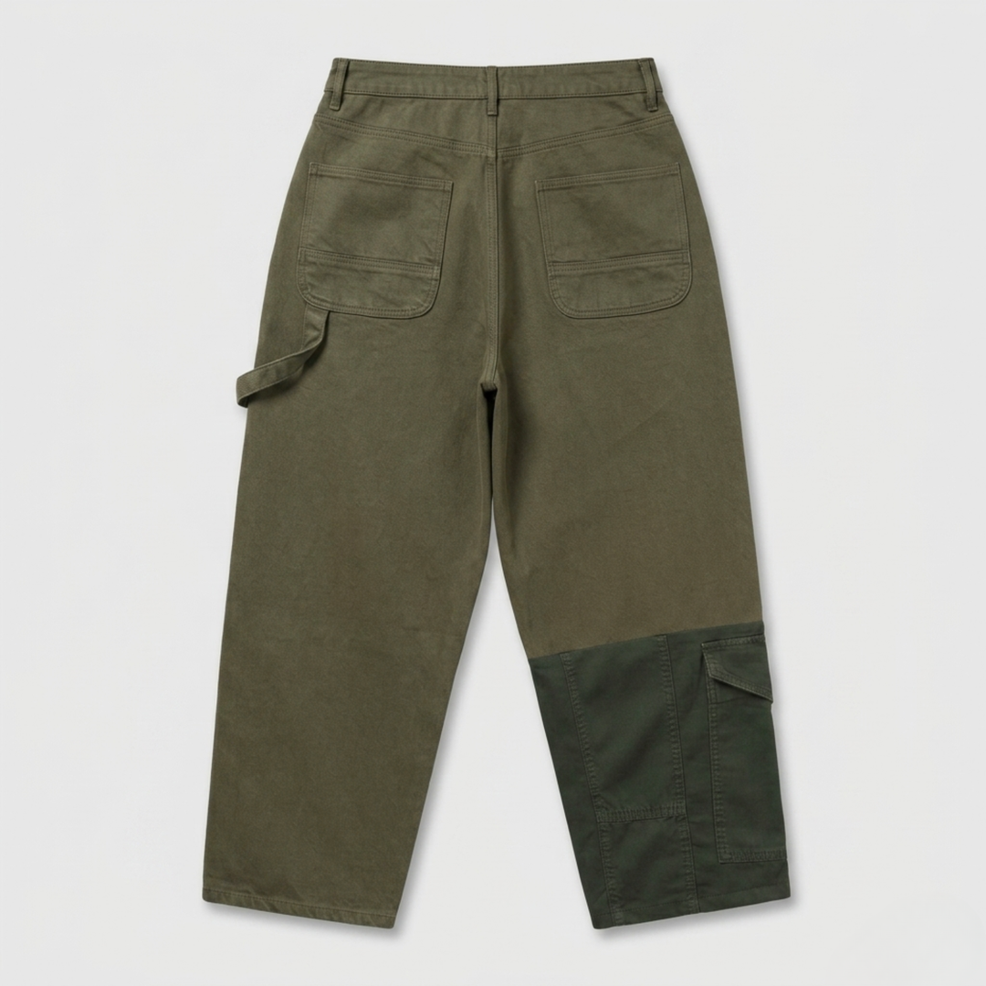 Wide Leg Carpenter Pants
