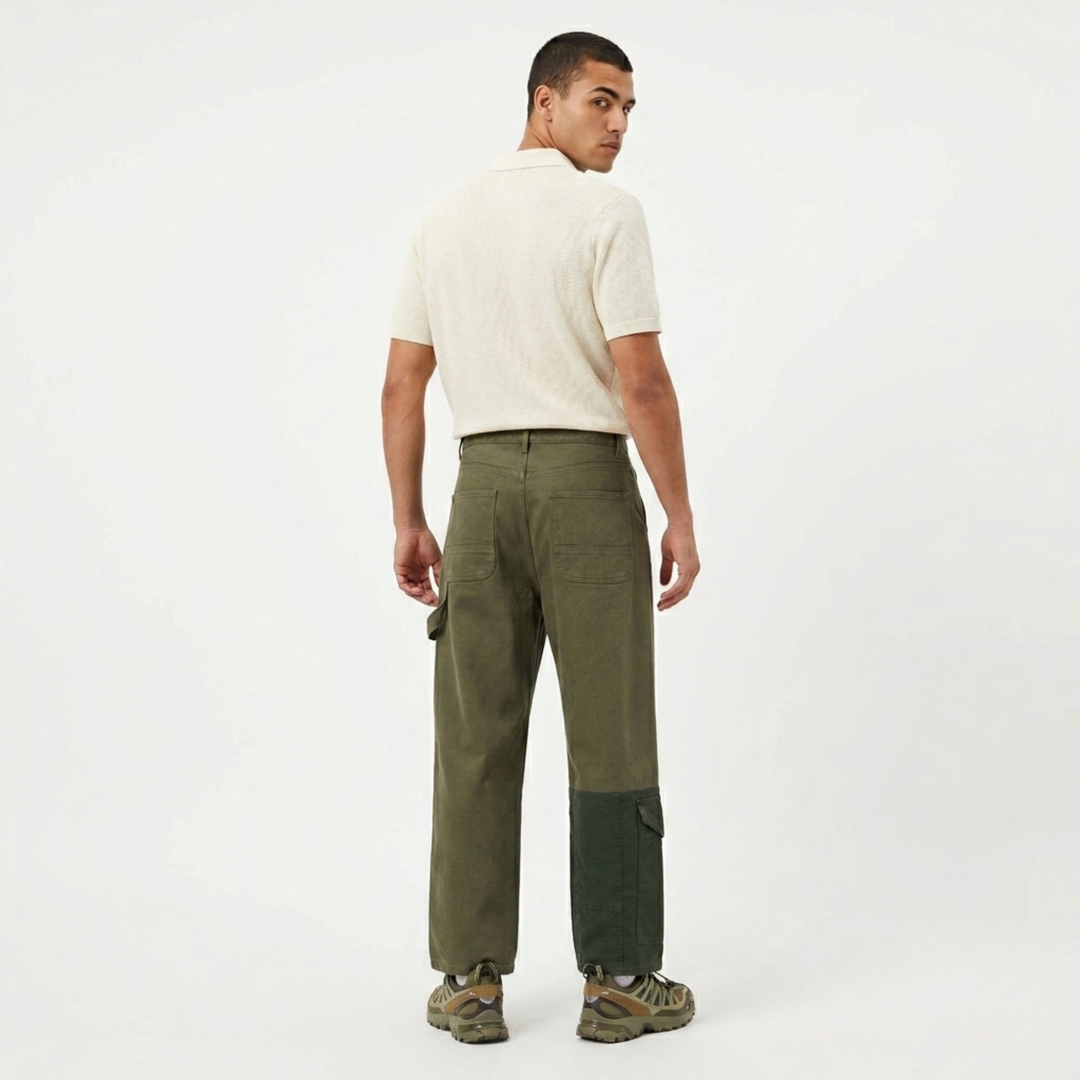Wide Leg Carpenter Pants