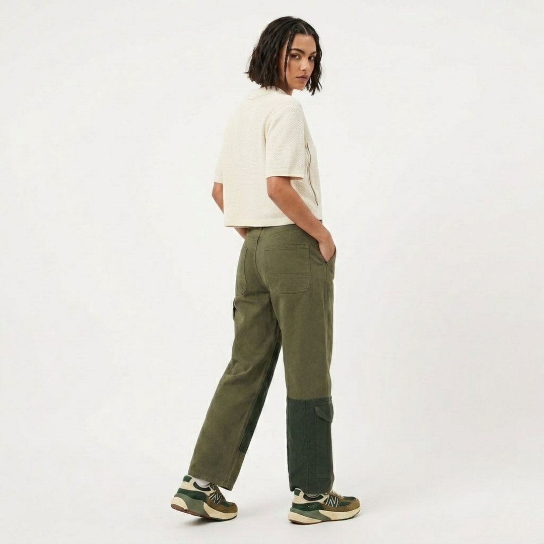 Wide Leg Carpenter Pants