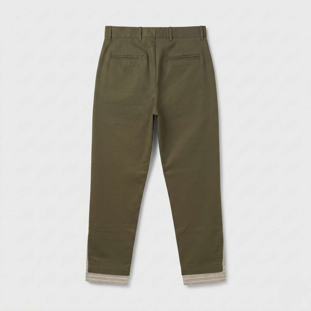 Olive Green Tailored Trouser