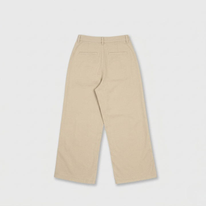 80's trouser with embroidered detail