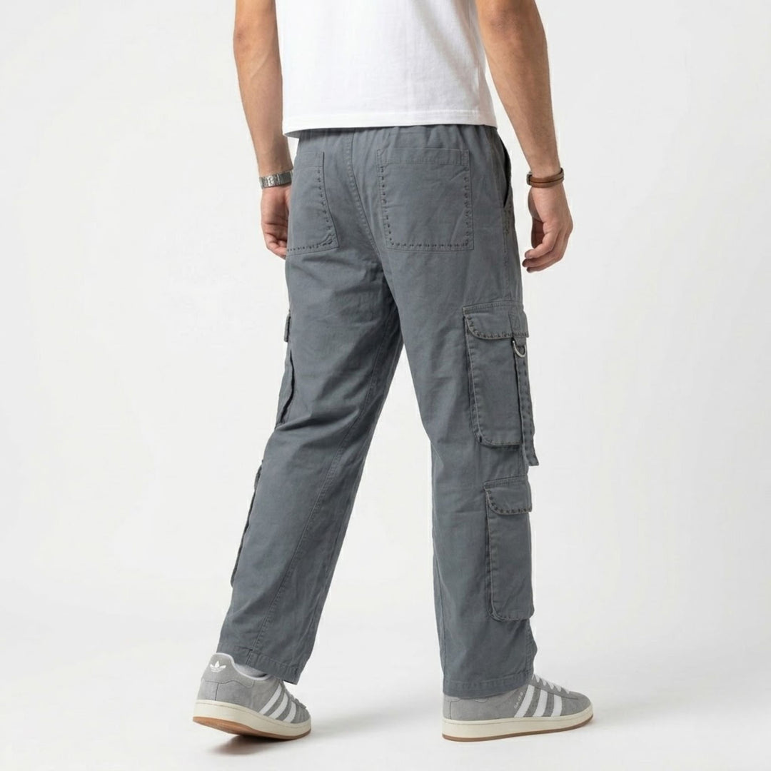 Slate Grey Cargo Trousers