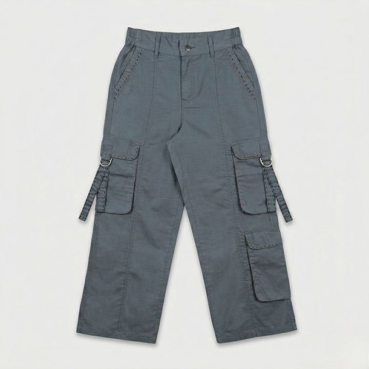 Slate Grey Cargo Trousers