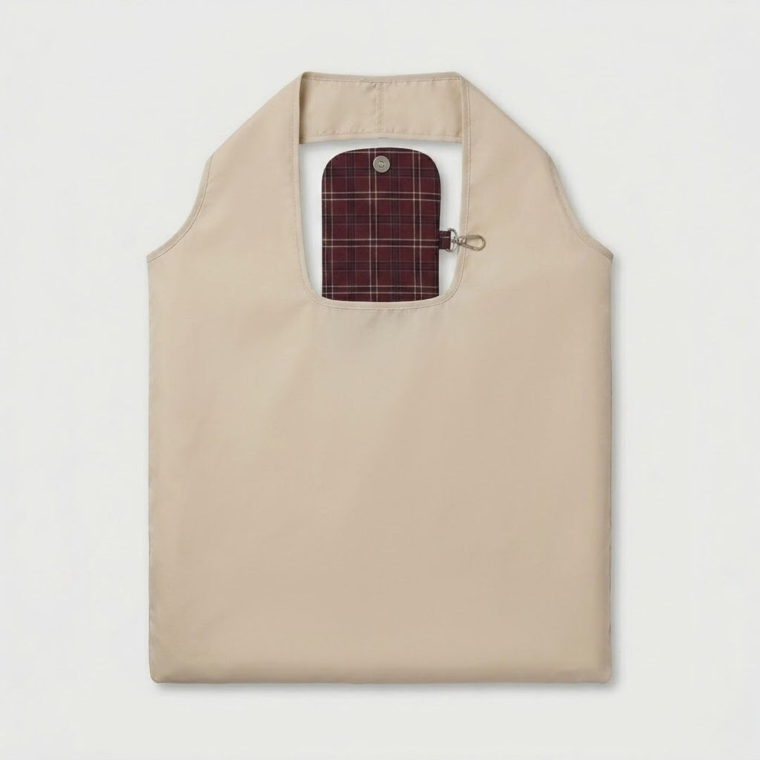 Roll Up Travel Bag Beige
