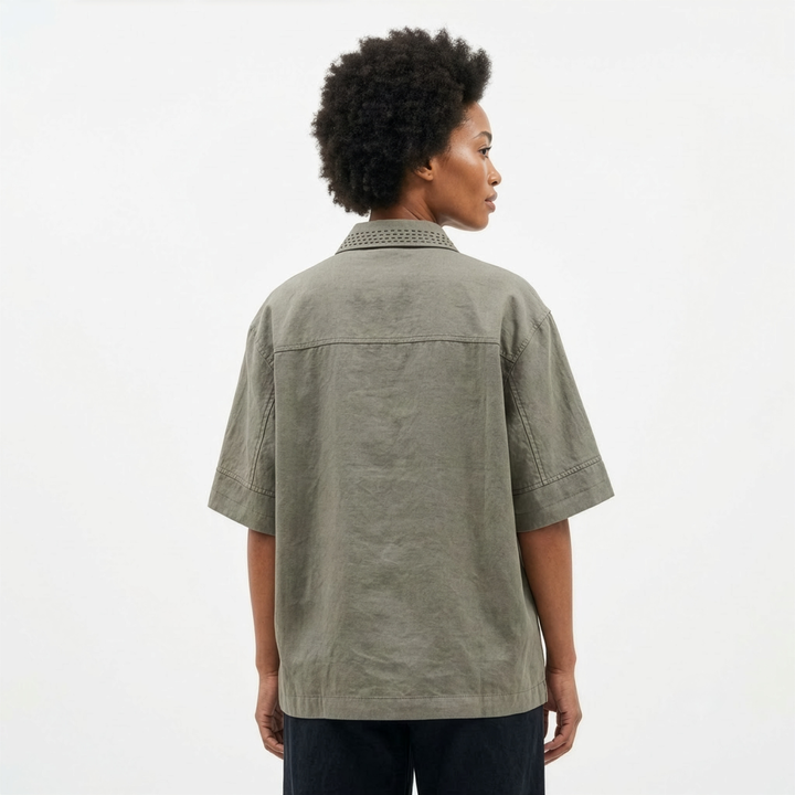 Boxy Fit Shirt Grey
