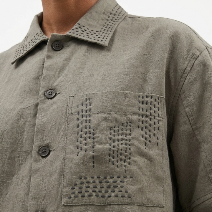 Boxy Fit Shirt Grey
