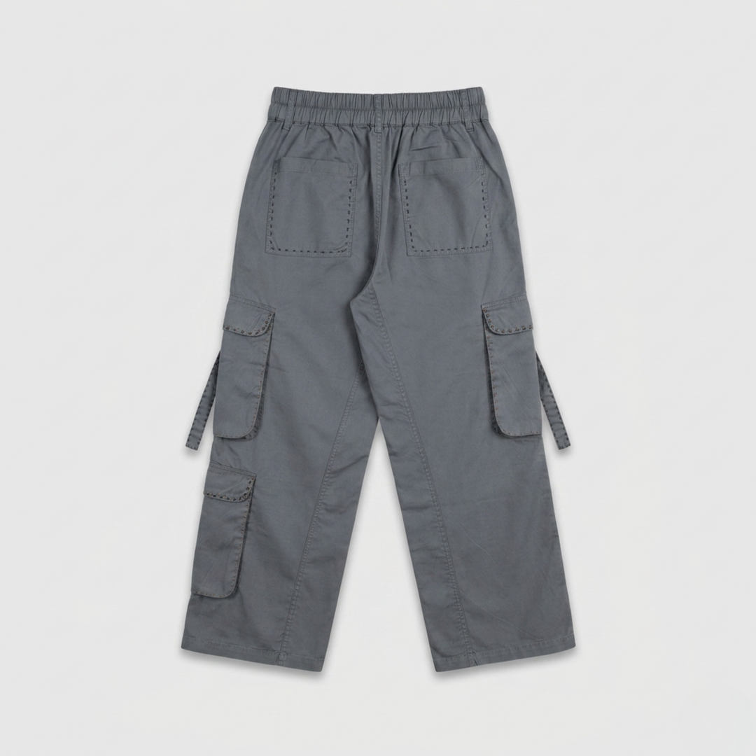 Slate Grey Cargo Trousers