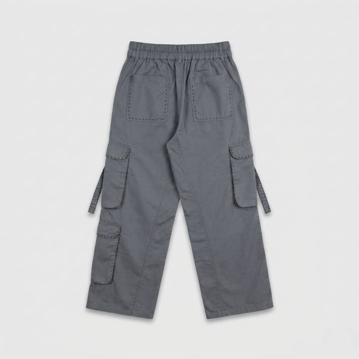 Slate Grey Cargo Trousers