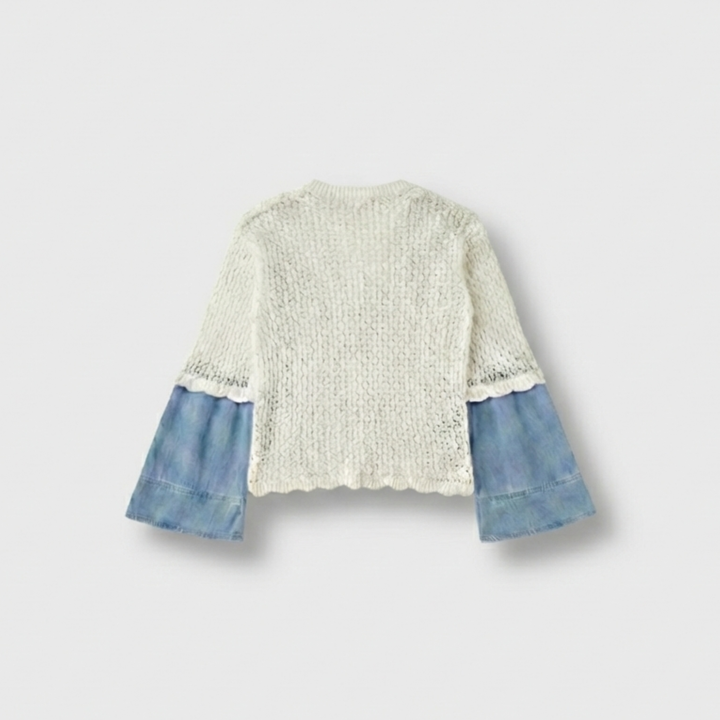 Crochet and Denim Shacket