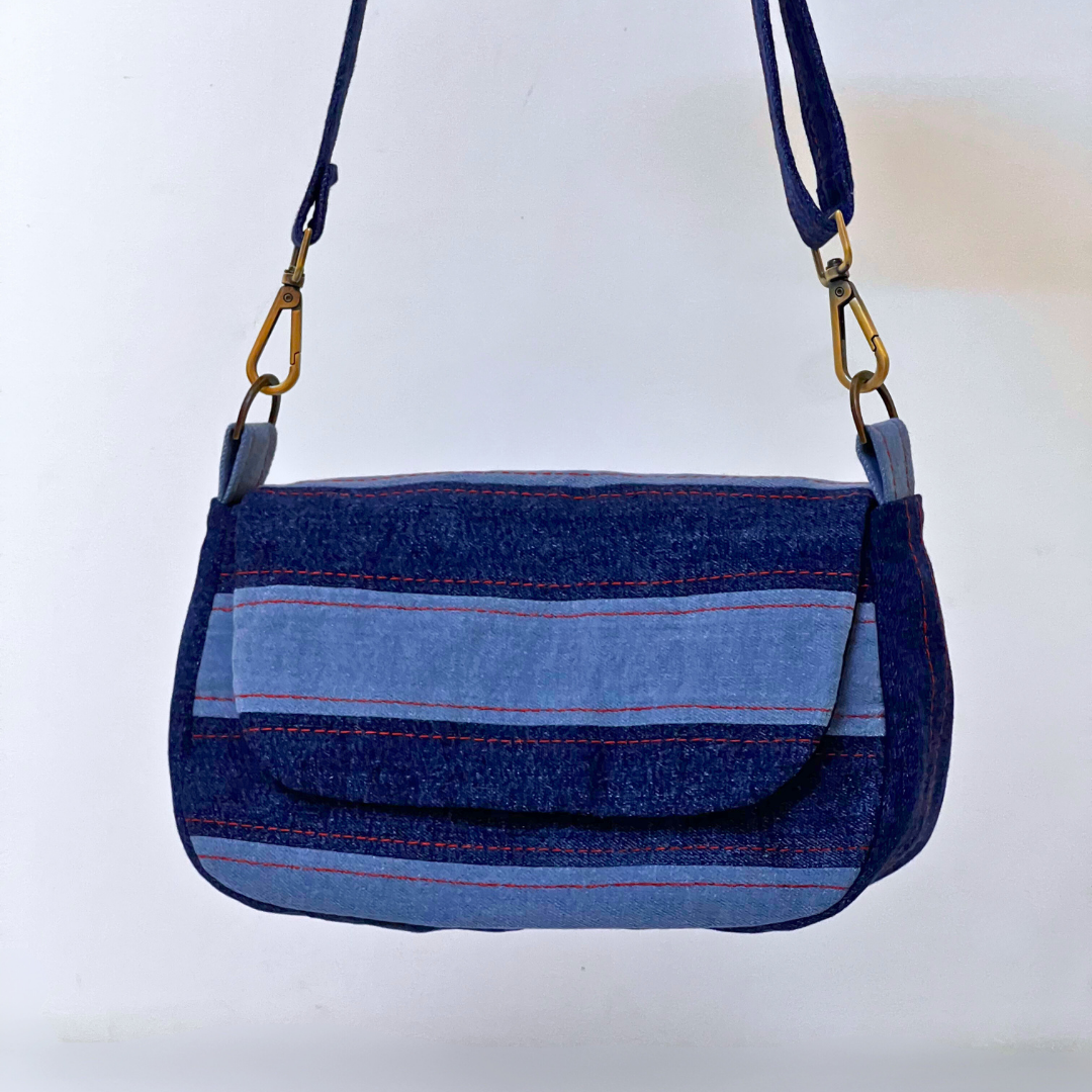 Denim Sling Bag Mann Empowerment Foundation