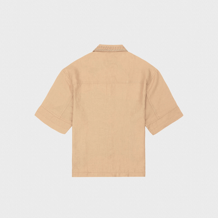 Boxy Fit Shirt Beige