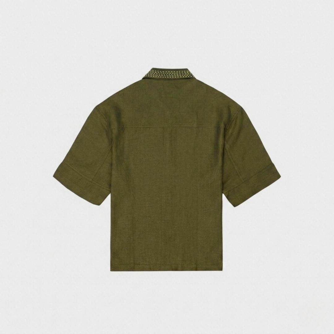 Boxy Fit Shirt Olive