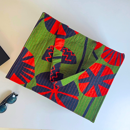 Ankara Quilted Tote