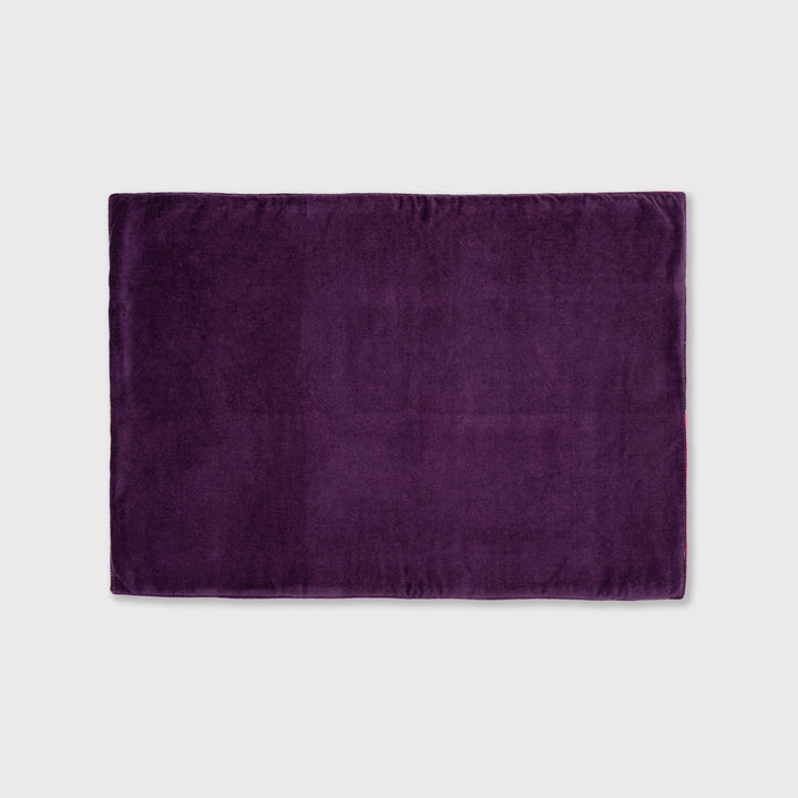 Velvet Patchwork Table Mats Purple