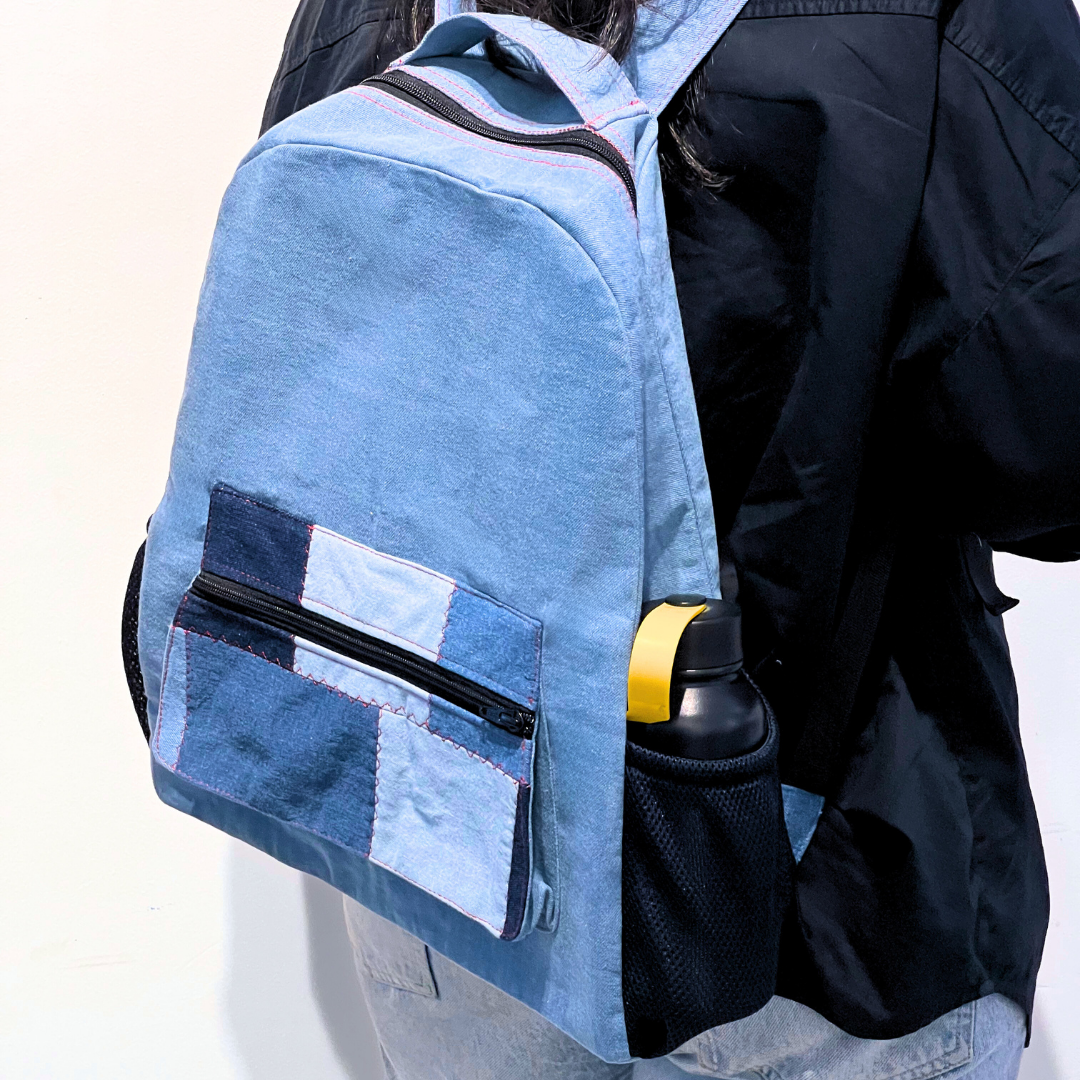 Denim Backpack