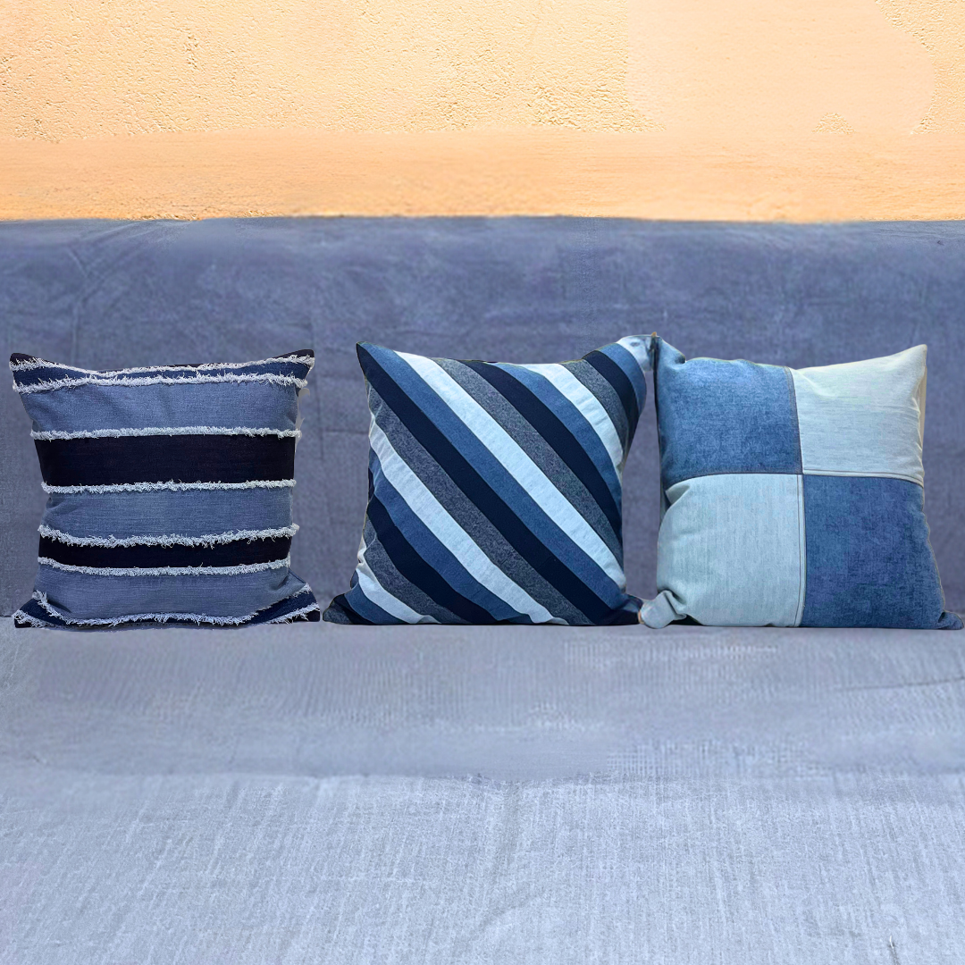 Denim Cushion Cover