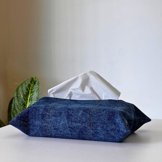 Denim Tissue Box Covers