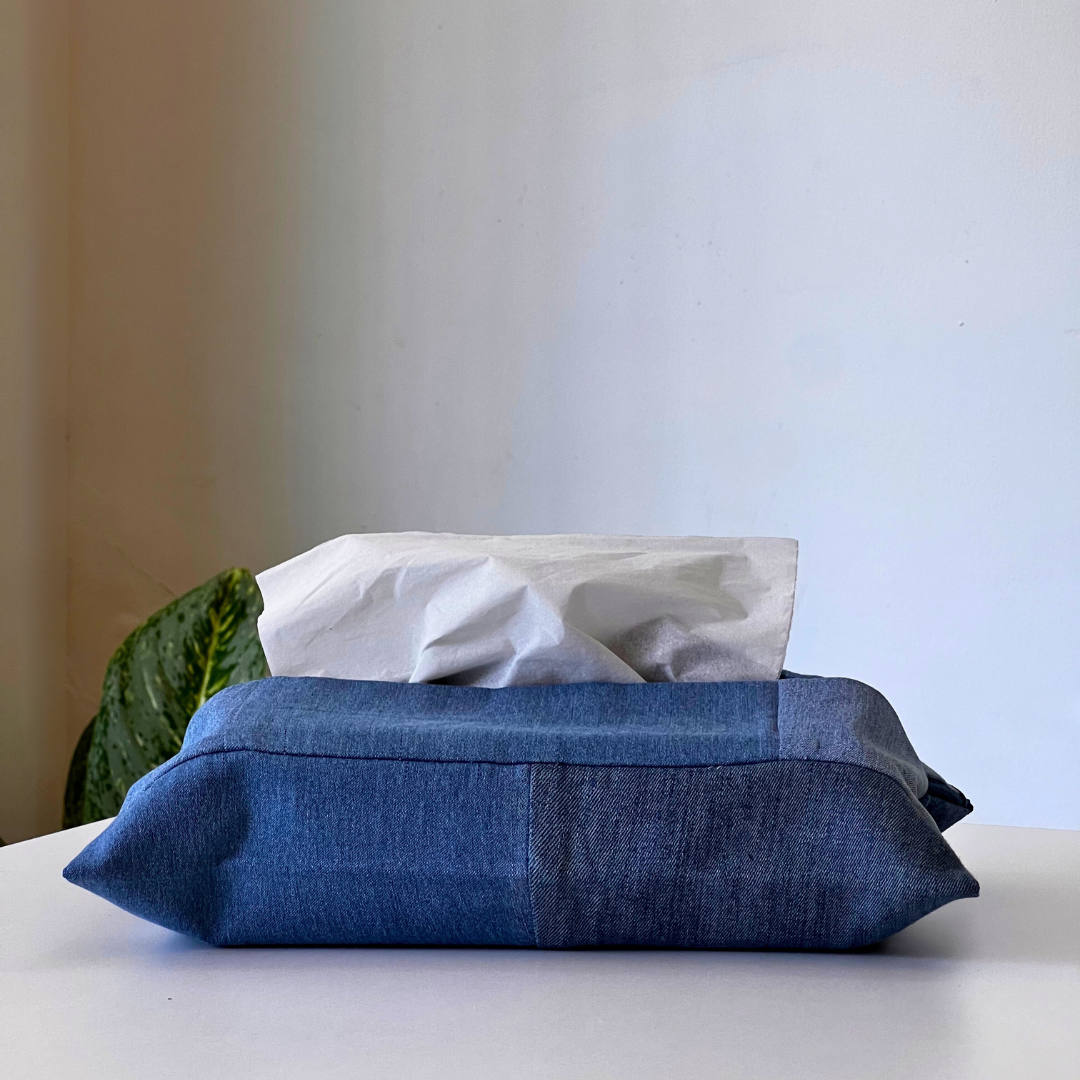 Denim Tissue Box Covers