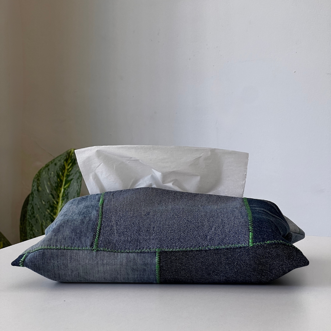 Denim Tissue Box Covers