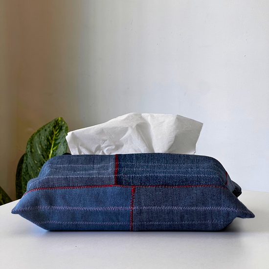 Denim Tissue Box Covers