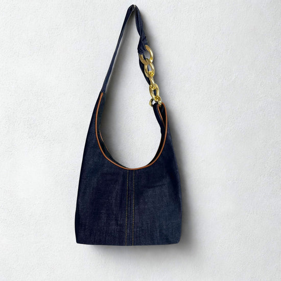 Gold link bag