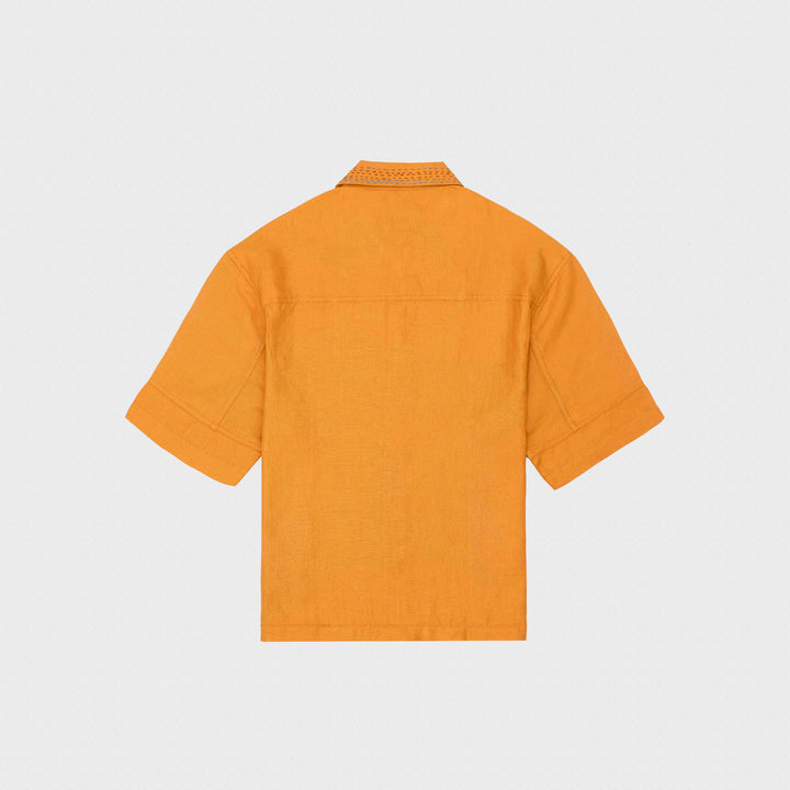 Boxy Fit Shirt Mustard