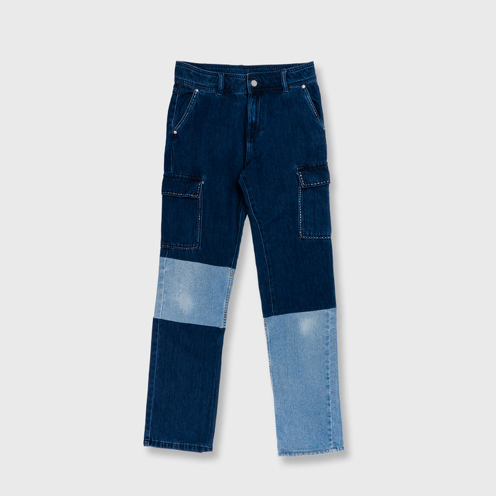 Block Patch Denim