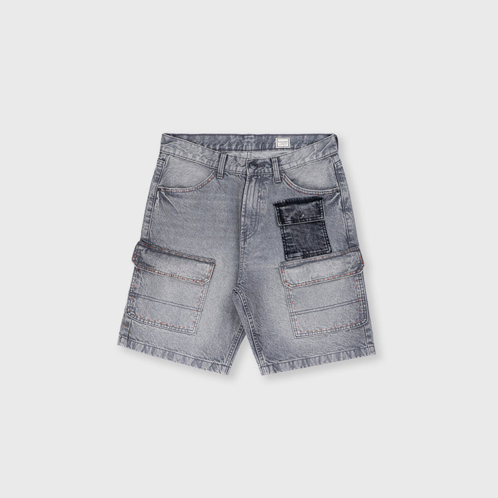 Denim Cargo Shorts