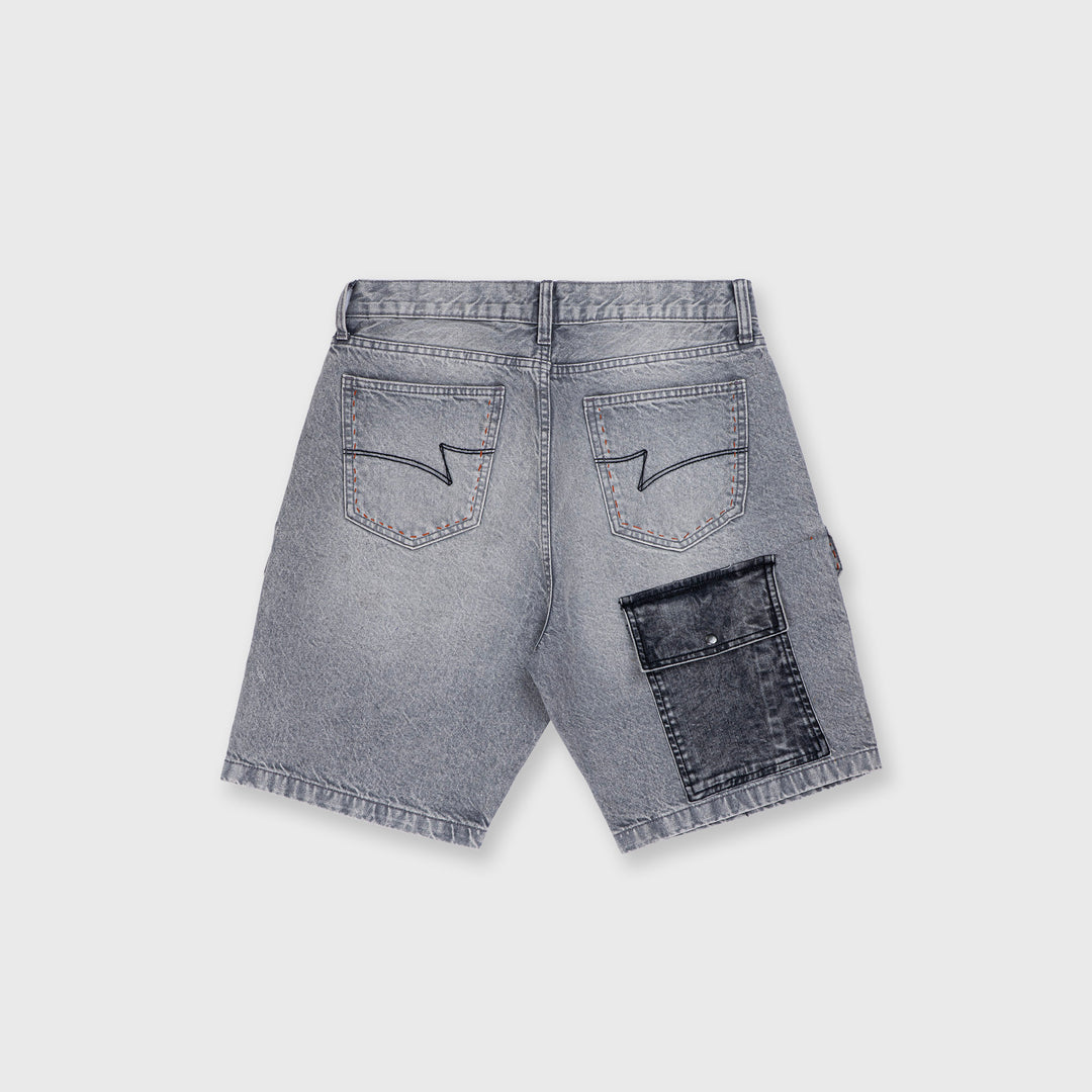 Denim Cargo Shorts
