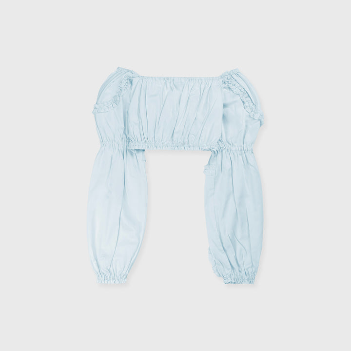 Peasant Crop Top Mint