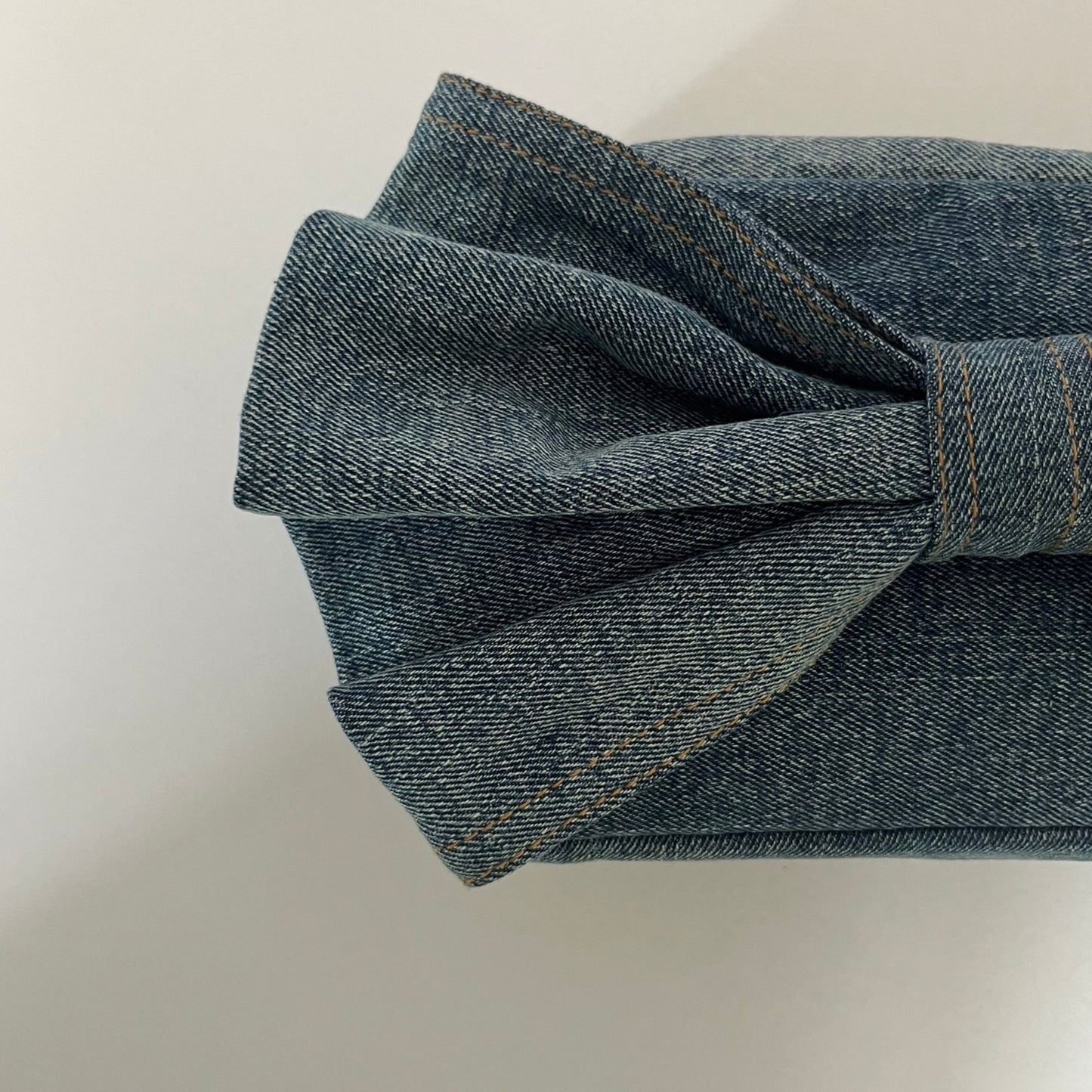 Denim Bow Bag