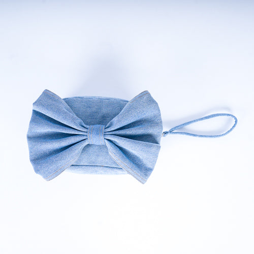Denim Bow Bag